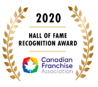 2020 Canadian Franchise Association Hall of Fame award