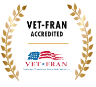 VetFran accredited member badge